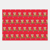 ダシュントメリークリスマス ラッピングペーパーシート (正面3)