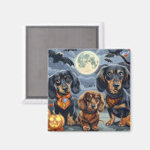 ダシュント不気味ハロウィーン マグネット (正面/裏面)