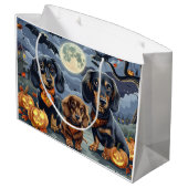 ダシュント不気味ハロウィーン ラージペーパーバッグ (裏面アングル)