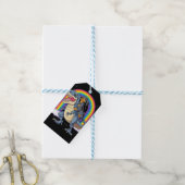 ダシュント乗馬恐竜Tレックスギフト少年たち私 ギフトタグ (より糸付き)