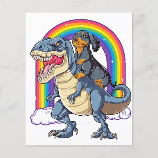 ダシュント乗馬恐竜Tレックスギフト少年たち私 チラシ (正面)