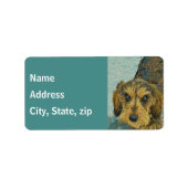 ダシュント住所 シール (正面)