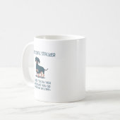 ダシュント個人ストーカー コーヒーマグカップ (正面左)