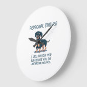 ダシュント個人ストーカー ラージ壁時計 (傾斜)