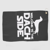 ダシュント側へようこそ ゴルフタオル (横)