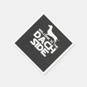 ダシュント側へようこそ スタンダードカクテルナプキン (角)