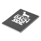 ダシュント側へようこそ ノートパッド (回転)