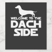 ダシュント側へようこそ ワインラベル (シングルラベル)