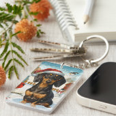 ダシュント冬ワンダーランドクリスマスジョイ キーホルダー (正面右)