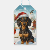 ダシュント冬ワンダーランドクリスマスジョイ ギフトタグ (裏面)