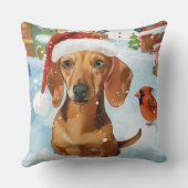 ダシュント冬ワンダーランドクリスマスジョイ クッション (裏面)