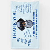 ダシュント医師 横断幕 (縦)