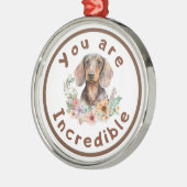 ダシュント君は信じられない メタルオーナメント (左)