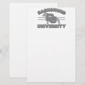 ダシュント大学 便箋 (正面/裏面)