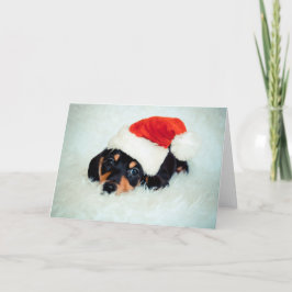 ダシュント子犬のクリスマス シーズンカード