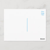 ダシュント子犬はがき空白の ポストカード (裏面)