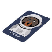 ダシュント宇宙飛行士の名前 マグネット (左側)