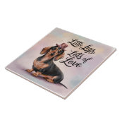 ダシュント小さな脚たくさんの愛 タイル (側面)