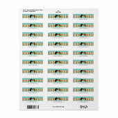 ダシュント差出人住所ラベル ラベル (フルシート)