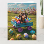 ダシュント復活祭エッグ カード (正面)