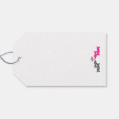 ダシュント愛の結婚贈り物ラベルパーソナライズ ギフトタグ (裏面横)