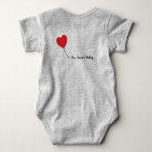 ダシュント愛バルーンライト – 甘いベビー版 ベビーボディスーツ (裏面)