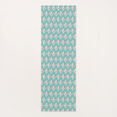 ダシュント手描きスケッチ白黒子犬 ヨガマット (裏面)