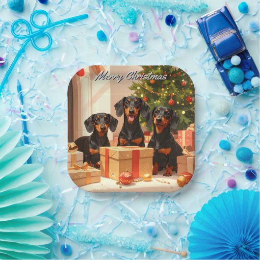 ダシュント族のクリスマス ペーパープレート (パーティー)