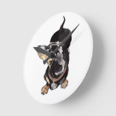 ダシュント時計 ラウンド壁時計 (傾斜)