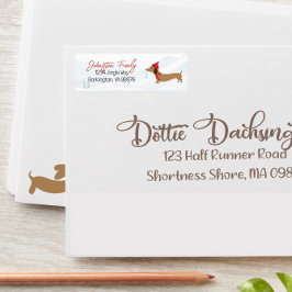 ダシュント暖かい願いクリスマス ラベル