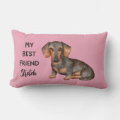 ダシュント最高のマイフレンドカスタムペット名 ランバークッション (正面)