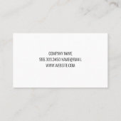 ダシュント櫛のロゴ | 犬のトリマー 名刺 (裏面)