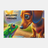 ダシュント歓迎 ドアマット (正面)