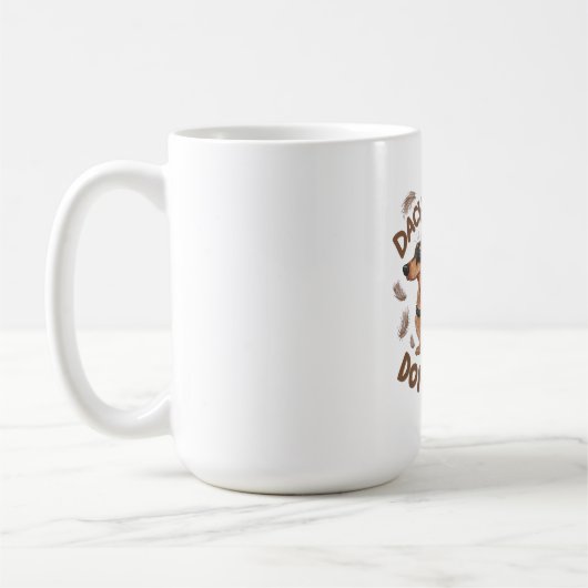ダシュント気に髪 コーヒーマグカップ (左)