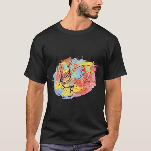 ダシュント水彩画 Tシャツ (正面)