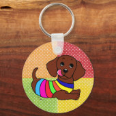 ダシュント漫画1モザイク キーホルダー (正面)