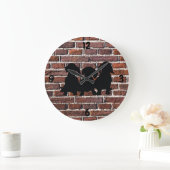 ダシュント煉瓦の壁時計 ラージ壁時計 (ホーム)