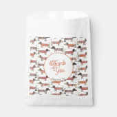 ダシュント犬ありがとうパーソナライズされた フェイバーバッグ (正面)