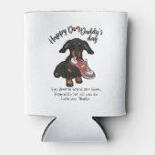 ダシュント犬からの父の幸せな日 缶クーラー (正面)