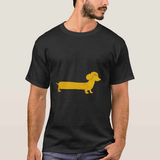 ダシュント犬のおもしろいパタカラフルーン Tシャツ (正面)