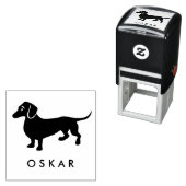ダシュント犬の名前 セルフインキングスタンプ (インサイチュ)