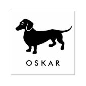 ダシュント犬の名前 セルフインキングスタンプ (デザイン)