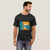 ダシュント犬の拳バンプ Tシャツ (正面フル)