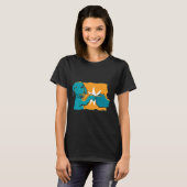 ダシュント犬の拳バンプ Tシャツ (正面フル)