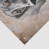 ダシュント犬の水色 薄葉紙 (詳細)