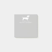 ダシュント犬の犬の子犬のポストイットノート ポストイット (正面)