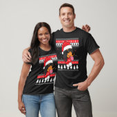 ダシュント犬の醜いクリスマス Tシャツ (ユニセックス)