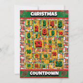 ダシュント犬カウントダウンクリスマスアドベントカレンダー シーズンカード (正面)