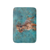 ダシュント犬ミックスメディアアート バスマット (正面縦)