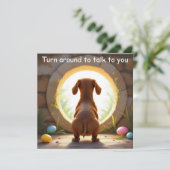 ダシュント犬 – イースター シーズンカード (スタンド正面)